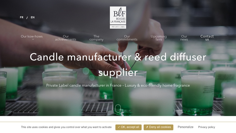 Private Label Scented Candle Manufacture