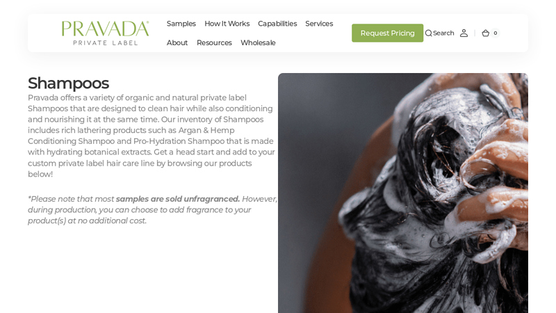 Private Label Shampoo