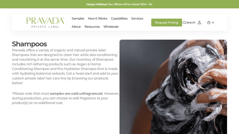 Private Label Shampoo