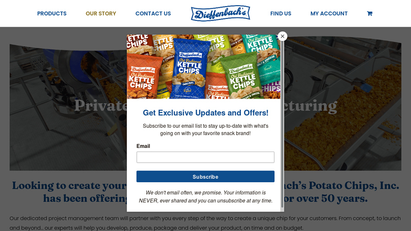 Private Label Snack Production