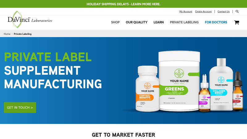 Private Label Supplement Manufacturer