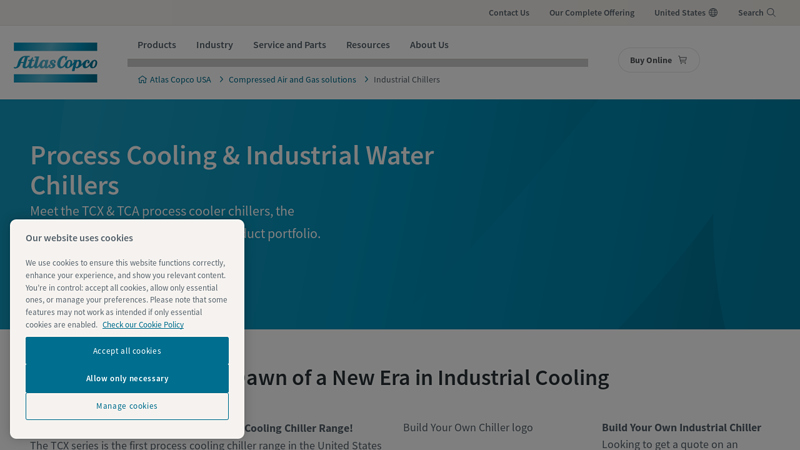 Process Cooling & Industrial Water Chillers