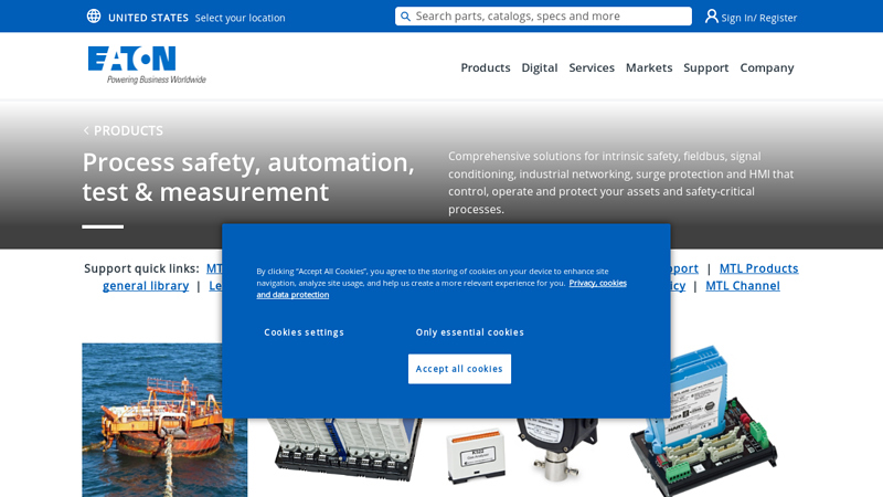 Process safety, automation, test and measurement