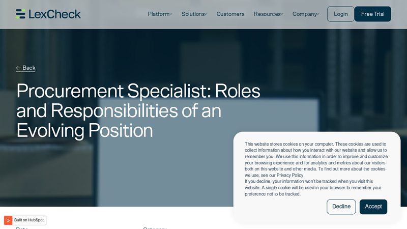 Procurement Specialist