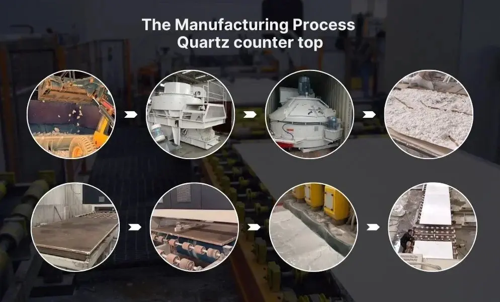 Production of Quartzforms® quartz composite
