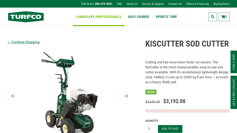 Professional Landscaping Edgers & Sodcutters