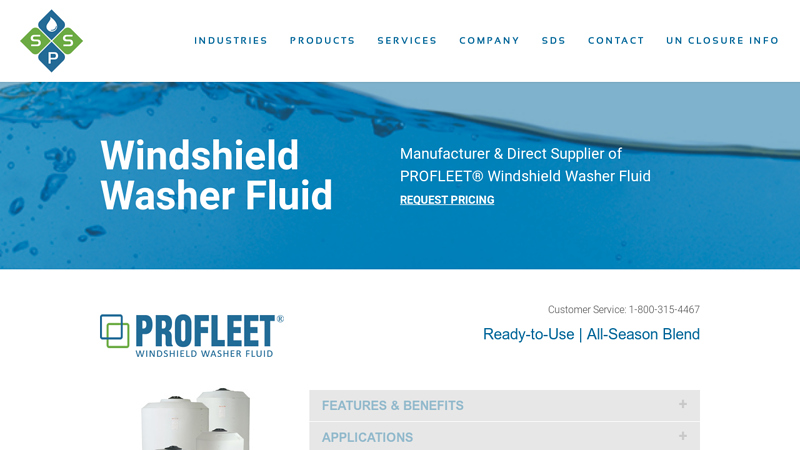 PROFLEET® Windshield Washer Fluid in Bulk, Totes, and Drums