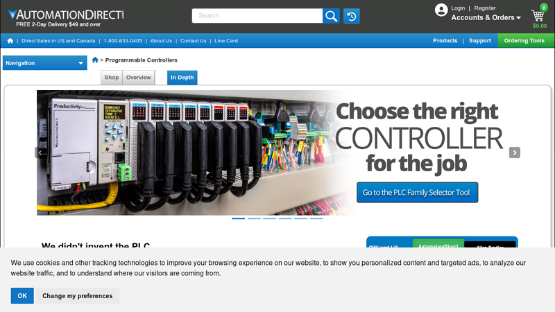 Programmable Logic Controllers from Automation Direct
