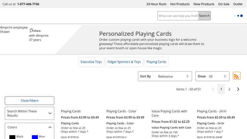 Promo Playing Cards Branded with Logo