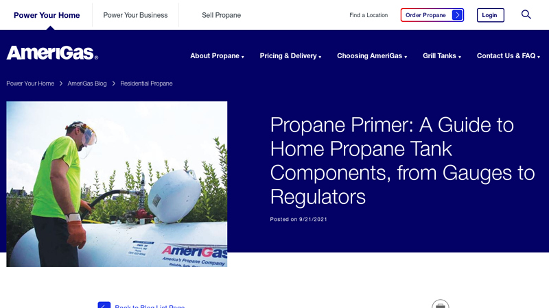 Propane Tank Components