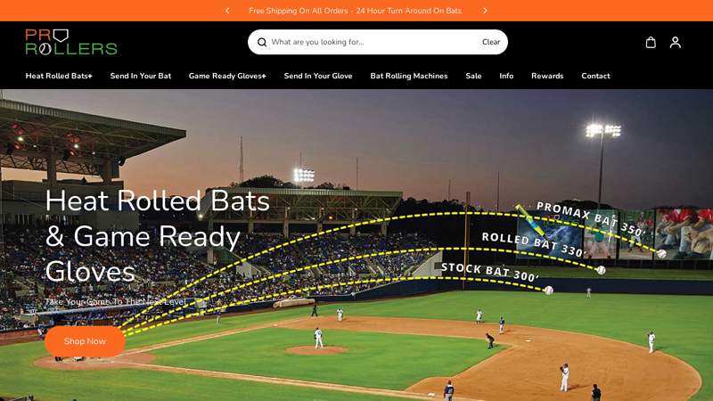 ProRollers Heated Baseball & Softball Bat Rolling Game Ready ...