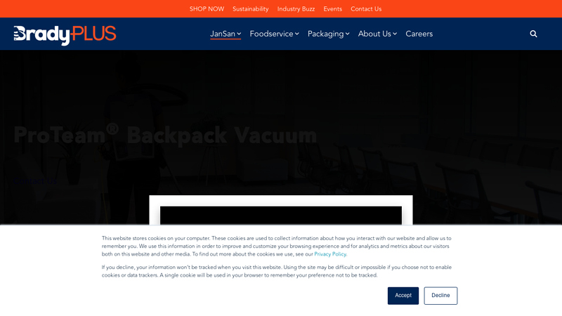 ProTeam Backpack Vacuum