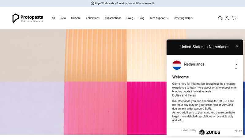 Protopasta Brand 3D Printer Filament