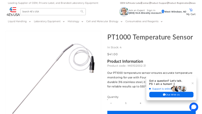 PT1000 Temperature Sensor
