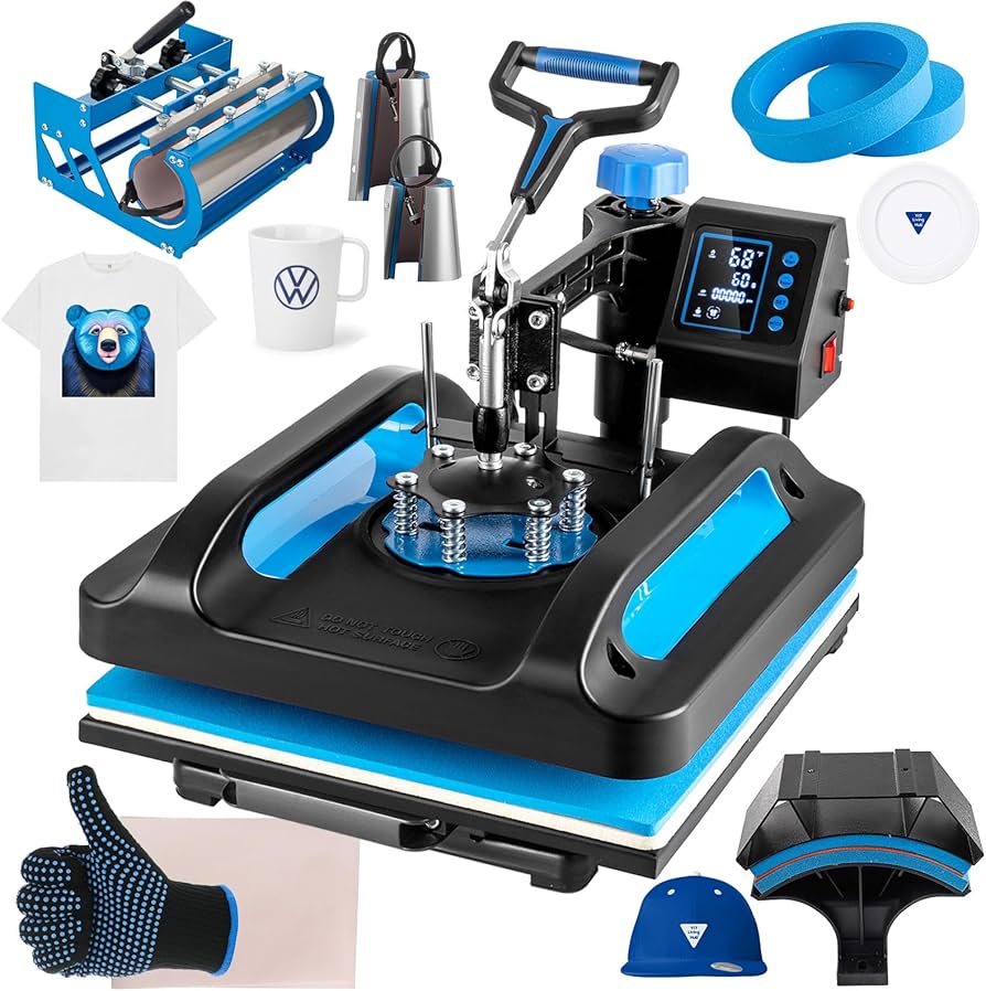 Pterying 8 in 1 Pro Heat Press Machine 15 × 15 Inch, Third ...