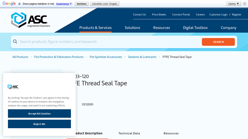 PTFE Thread Seal Tape