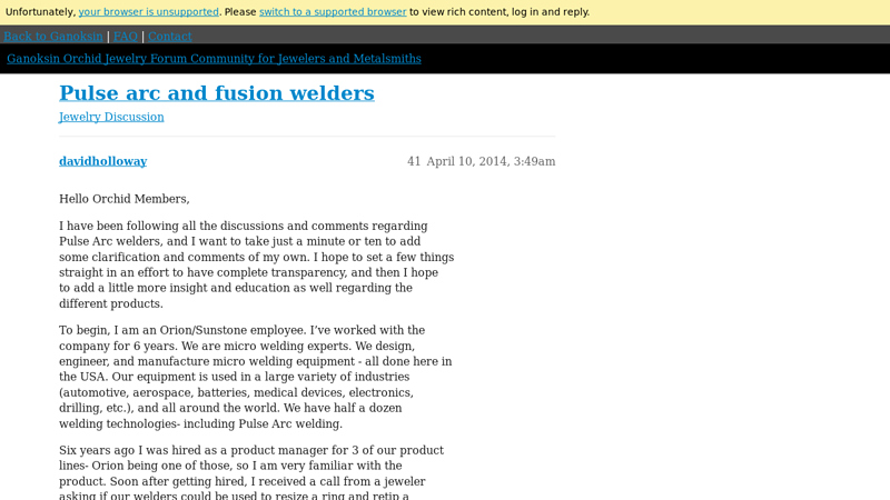 Pulse arc and fusion welders