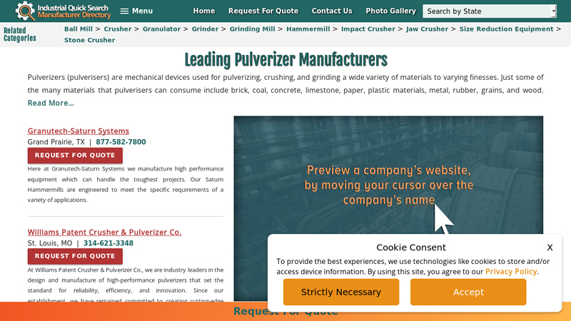 Pulverizer Manufacturers