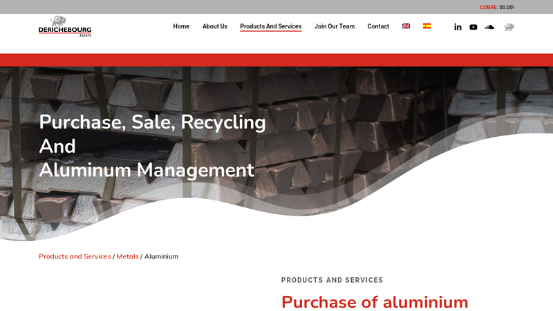 Purchase of aluminium