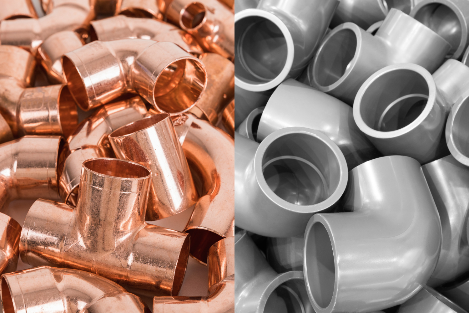 PVC & Copper Pipe
