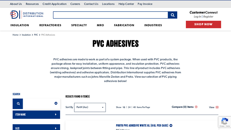 PVC Piping Adhesives