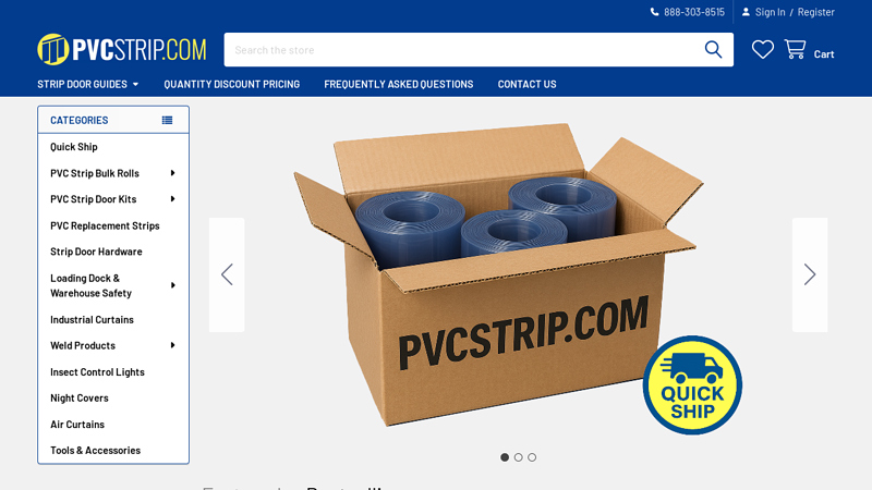 PVC Strip - Online Strip Door Outlet