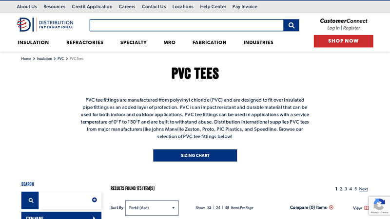 PVC Tees & Tee Fittings