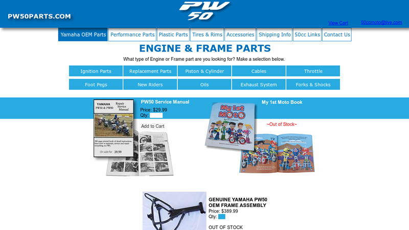 PW50parts.com ~ Yamaha OEM Parts