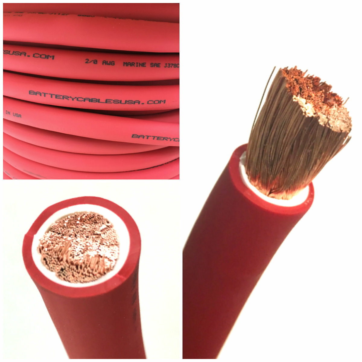Quality Copper Battery Cables Made in the USA!