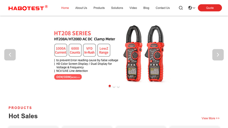 Quality Handheld Digital Multimeter & Digital Clamp Meters factory ...