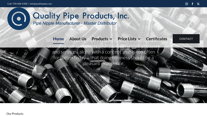 Quality Pipe Products