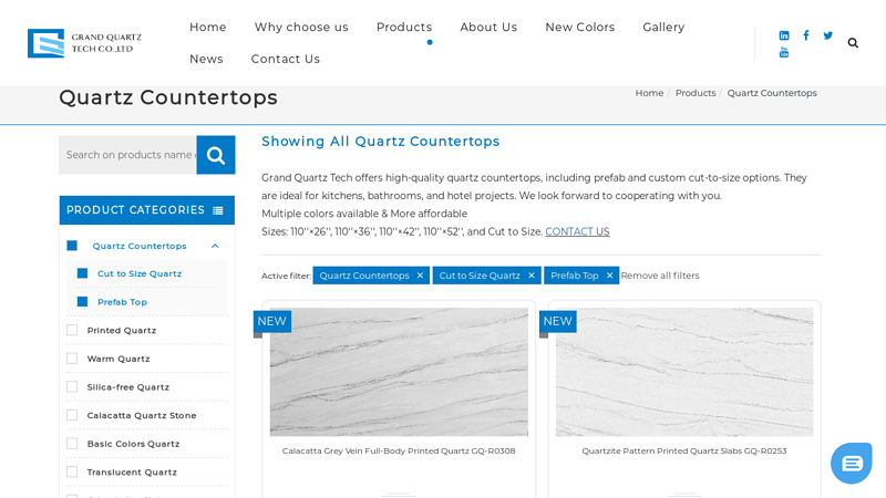 Quartz Countertops Supplier