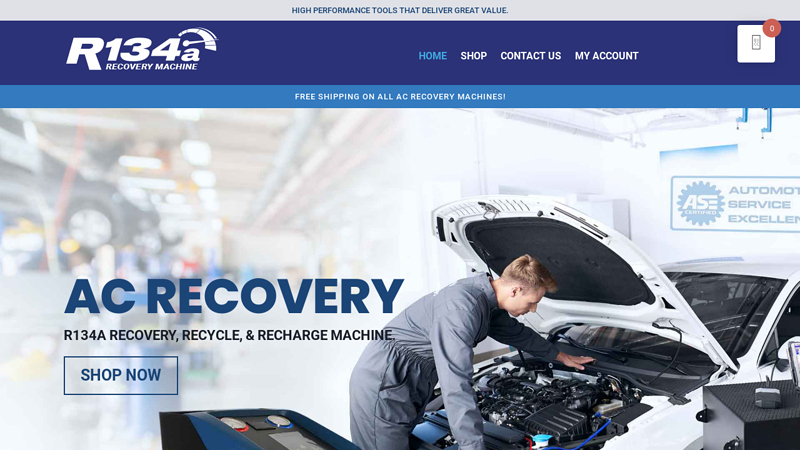 R134a AC RECOVERY MACHINE