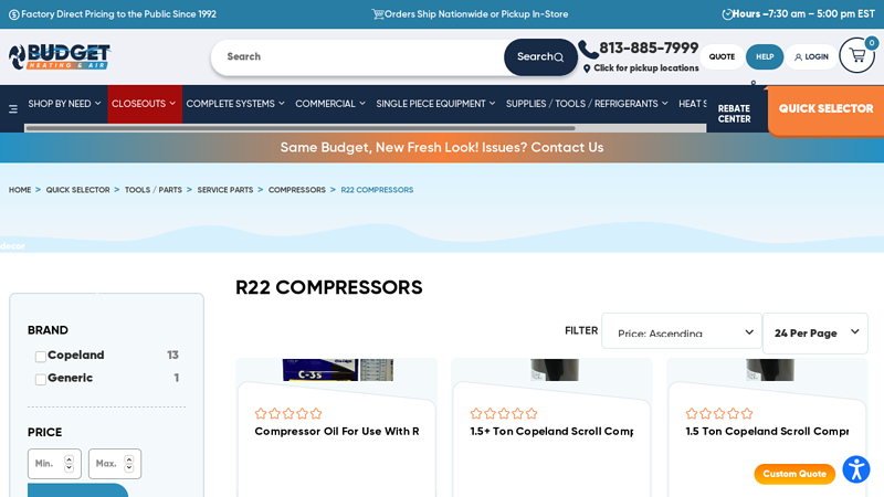 r22 compressors
