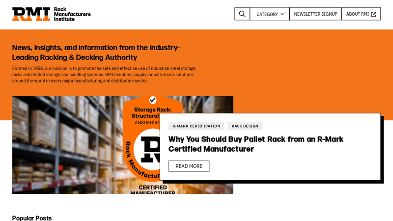 Rack Manufacturers Institute