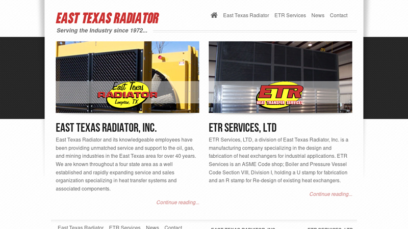 Radiator Manufacturing in East Texas