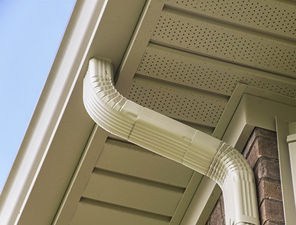 Rain Gutters, Guards & Downspouts