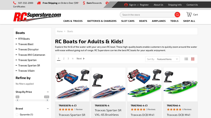 RC Boat Parts & Kits
