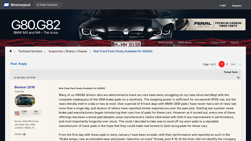 Real Track Pads Finally Available For G80/82