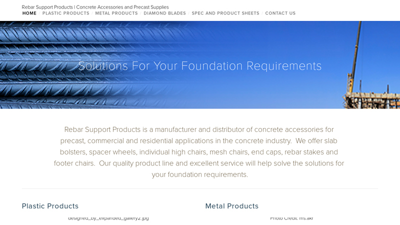 Rebar Support Products