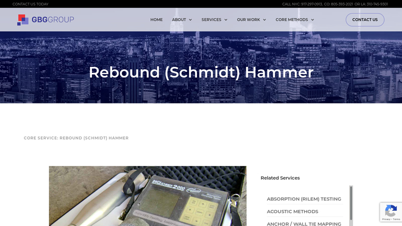 Rebound (Schmidt) Hammer
