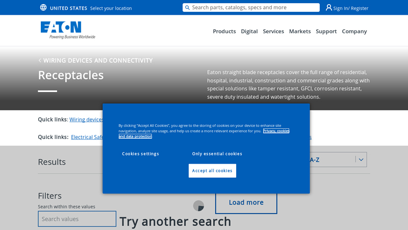 Receptacles and electrical outlets