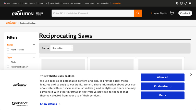 Reciprocating Saws