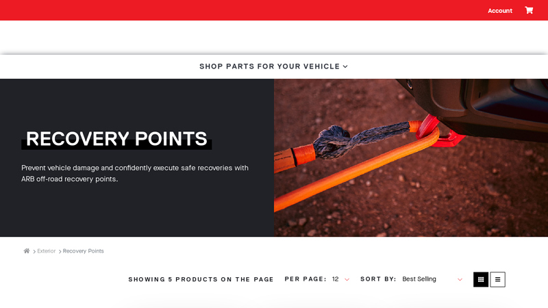 Recovery Point Hooks - Front & Hitch