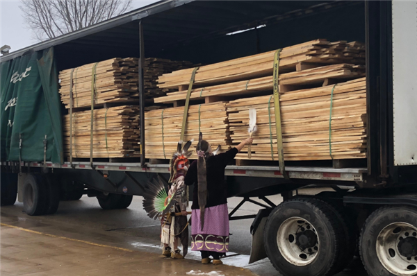 Red Pine lumber for sale from Wisconsin supplier