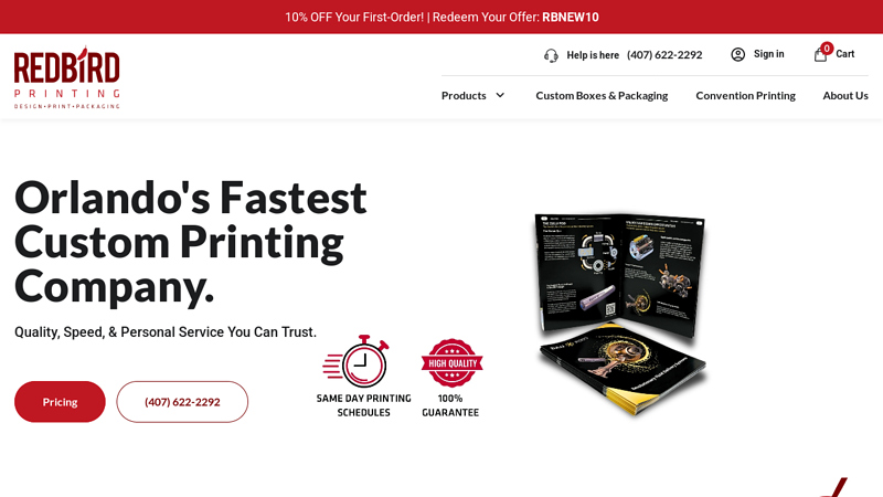 REDBiRD PRINTING: Orlando Print Shop custom t-shirts