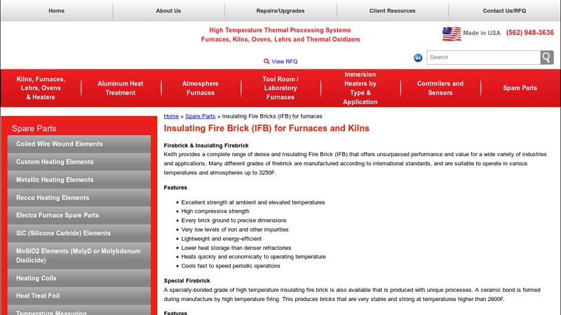Refractories / Insulating Fire Bricks (IFB)