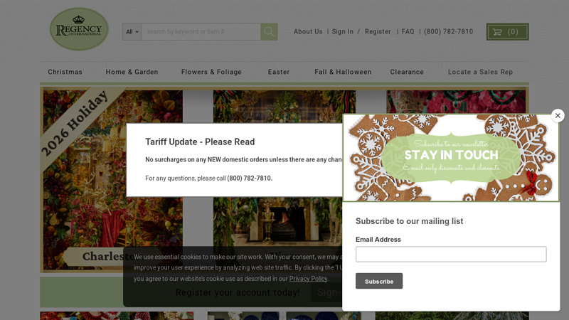 Regency International is a Wholesale Importer of Holiday  ...