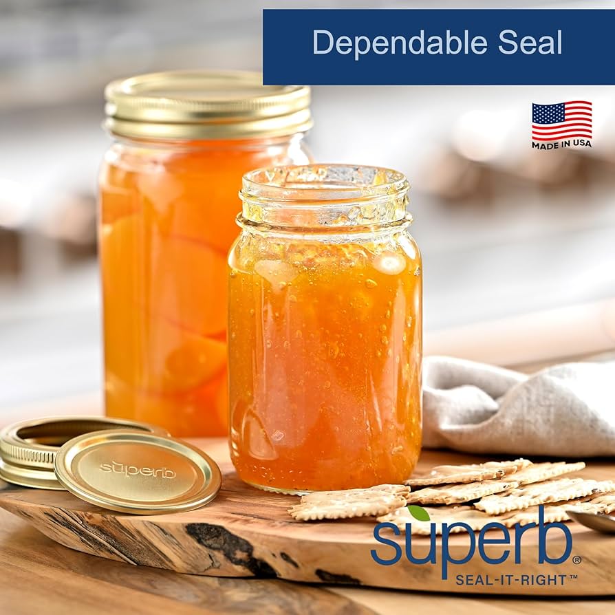 Regular Mouth Mason Jar Canning Lids