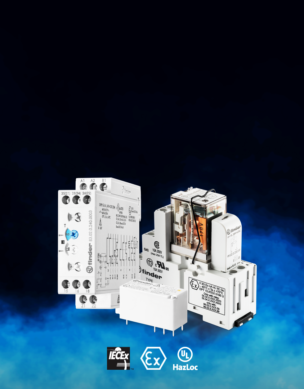 Relays, Timers, Movement detectors, Dimmers